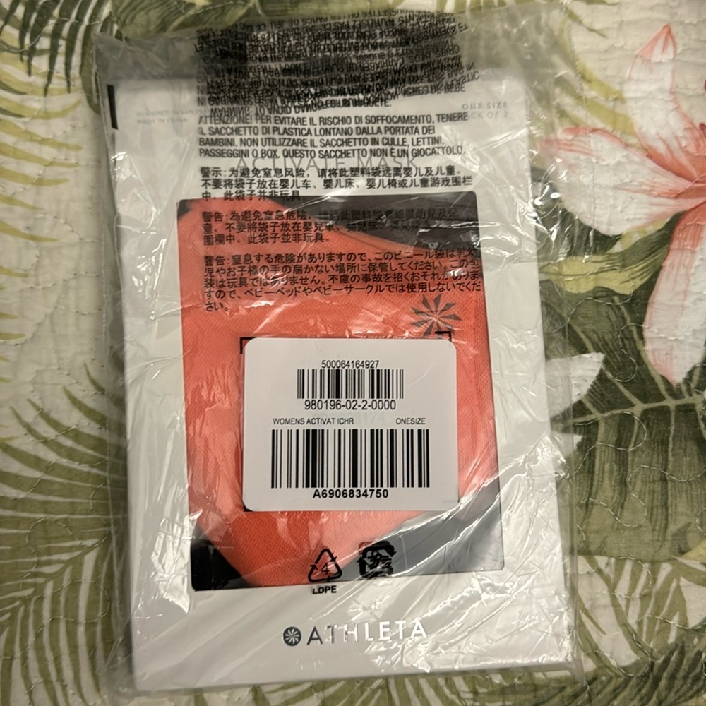 Athleta Mask Womens Activ Orange